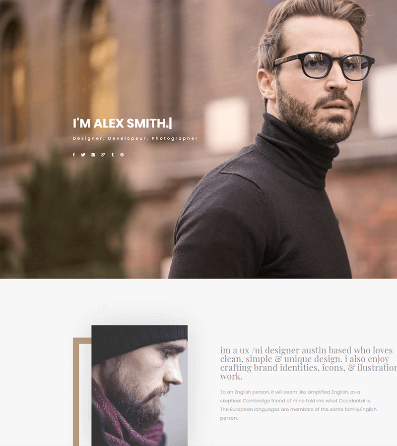 Folio Bootstrap Portfolio Template